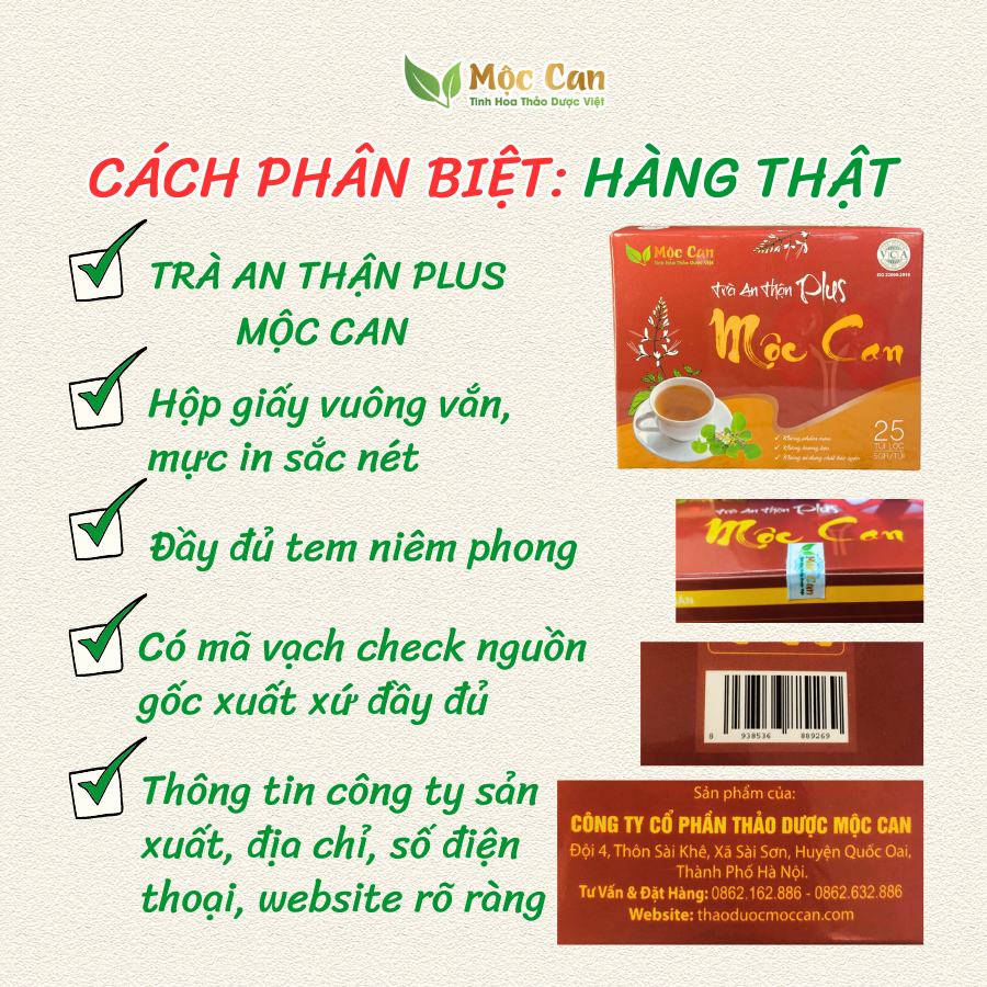 GÓC CẢNH BÁO: XUẤT HIỆN HÀNG NHÁI -  TRÀ MỘC CAN AN THẬN KHÔNG PHẢI TRÀ CỦA THẢO DƯỢC MỘC CAN 2